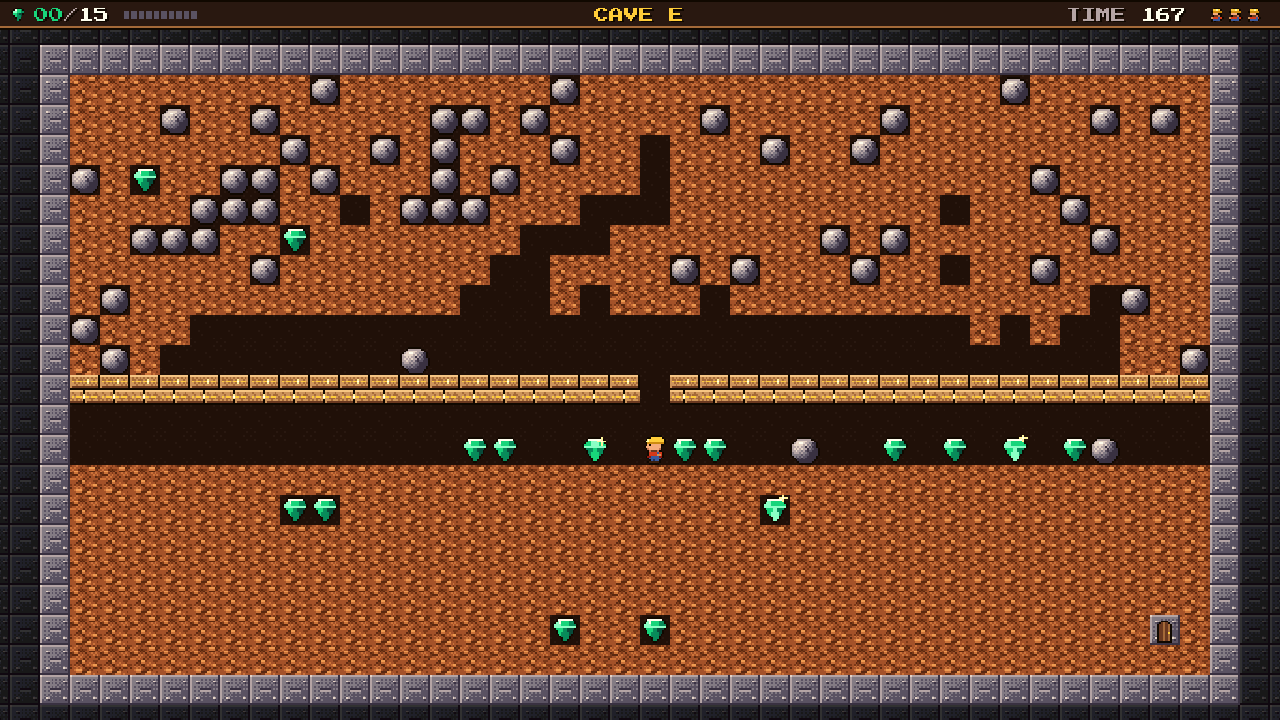 The magic wall turns boulders into gems